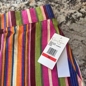 Jessica Simpson Colorful Striped Shorts